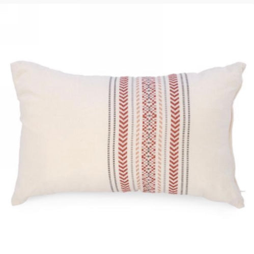 Ivory/ Aztec Stripe Pillow