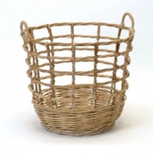 Rattan Open Weave Basket