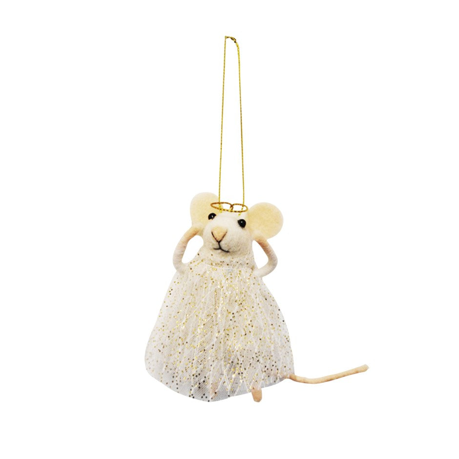 Angel Mouse Ornament