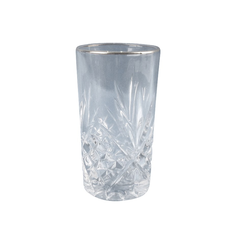 Drinking Glass w/Gold Rim (2 Sizes)