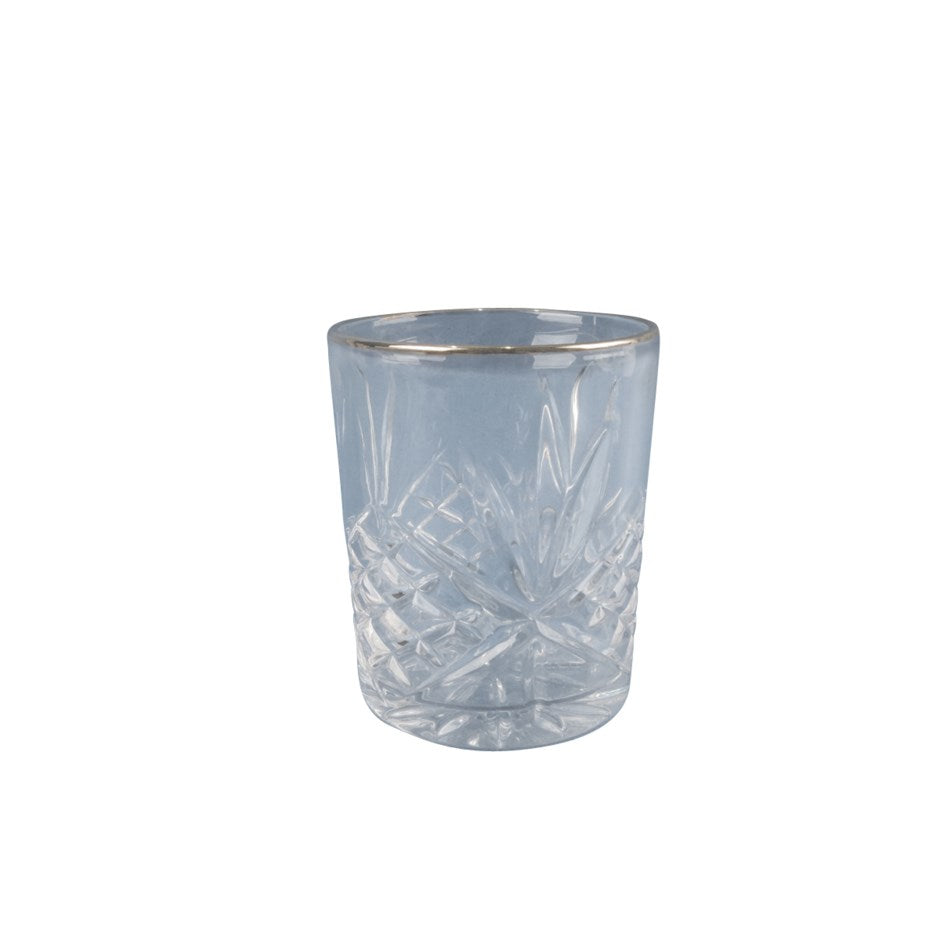 Drinking Glass w/Gold Rim (2 Sizes)