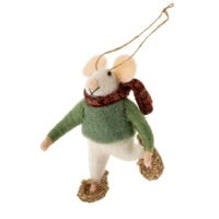 Snowshoe Sam Mouse Ornament