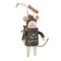 Woolens Wallace Mouse Ornament