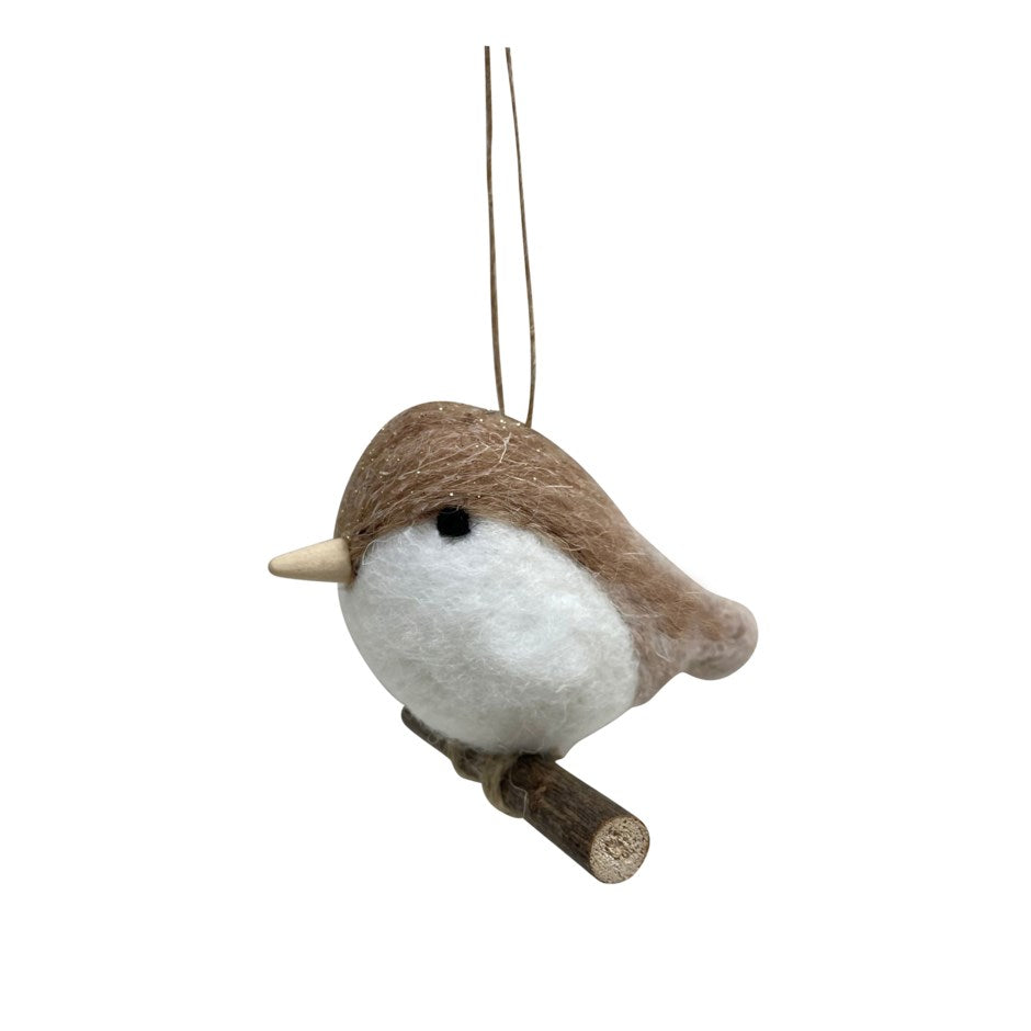 Bird on Branch Ornament