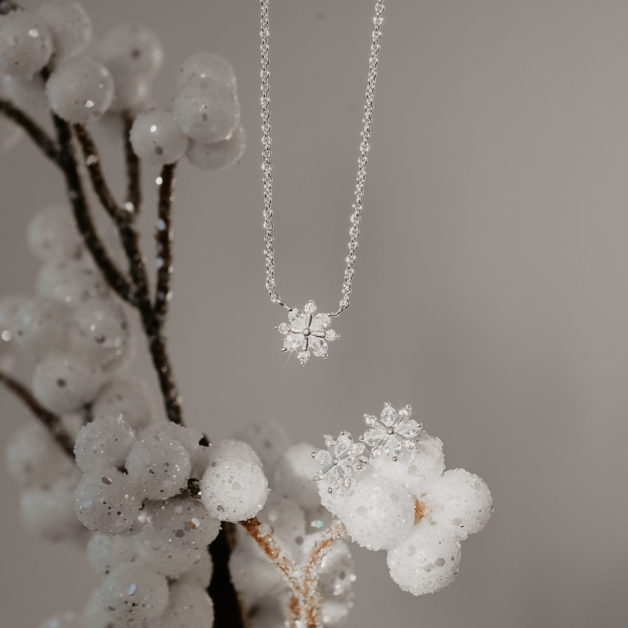 Snow Crystal Necklace