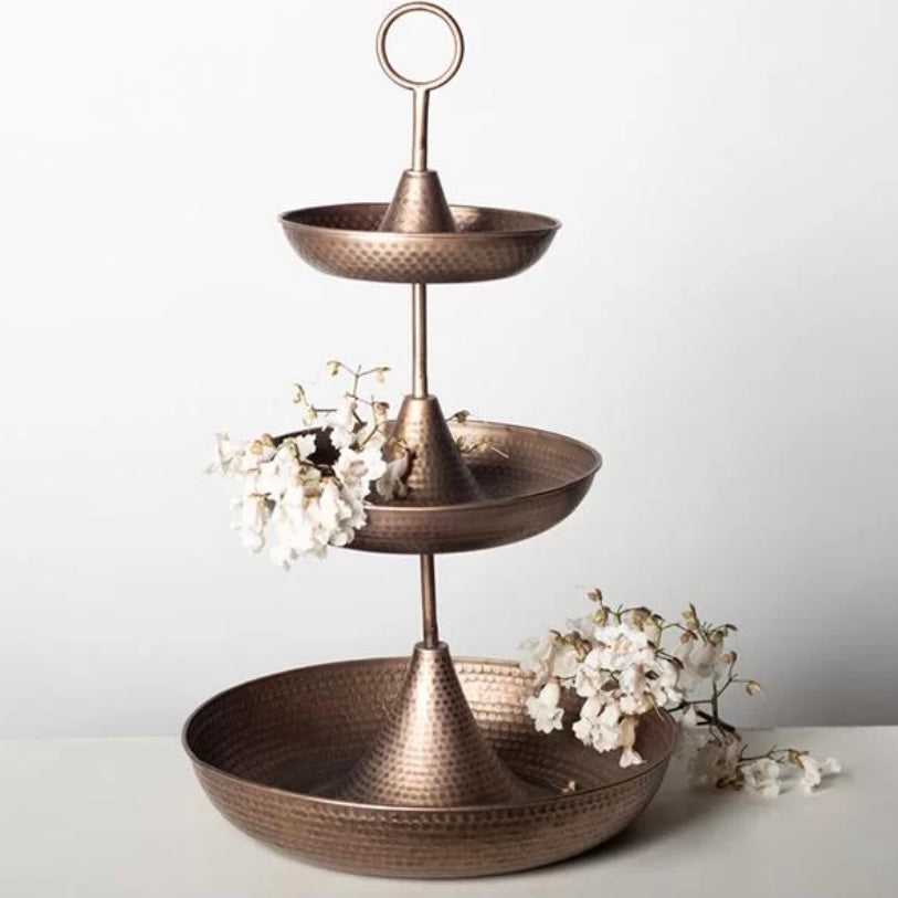 3 Tiered Copper Stand