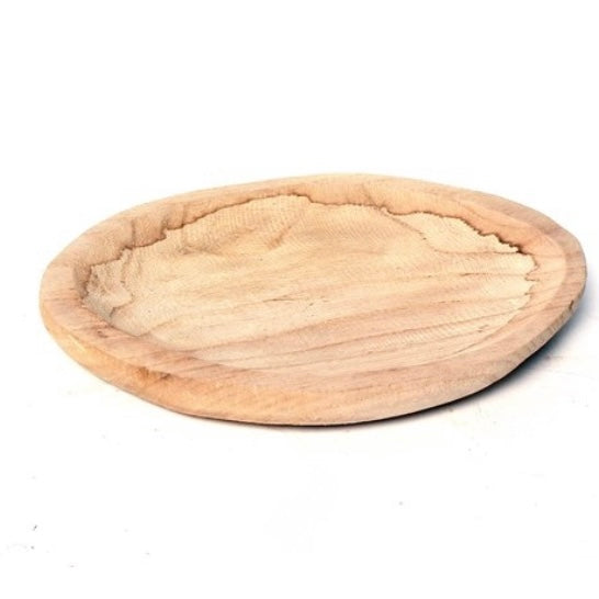 Wooden Oval Dish