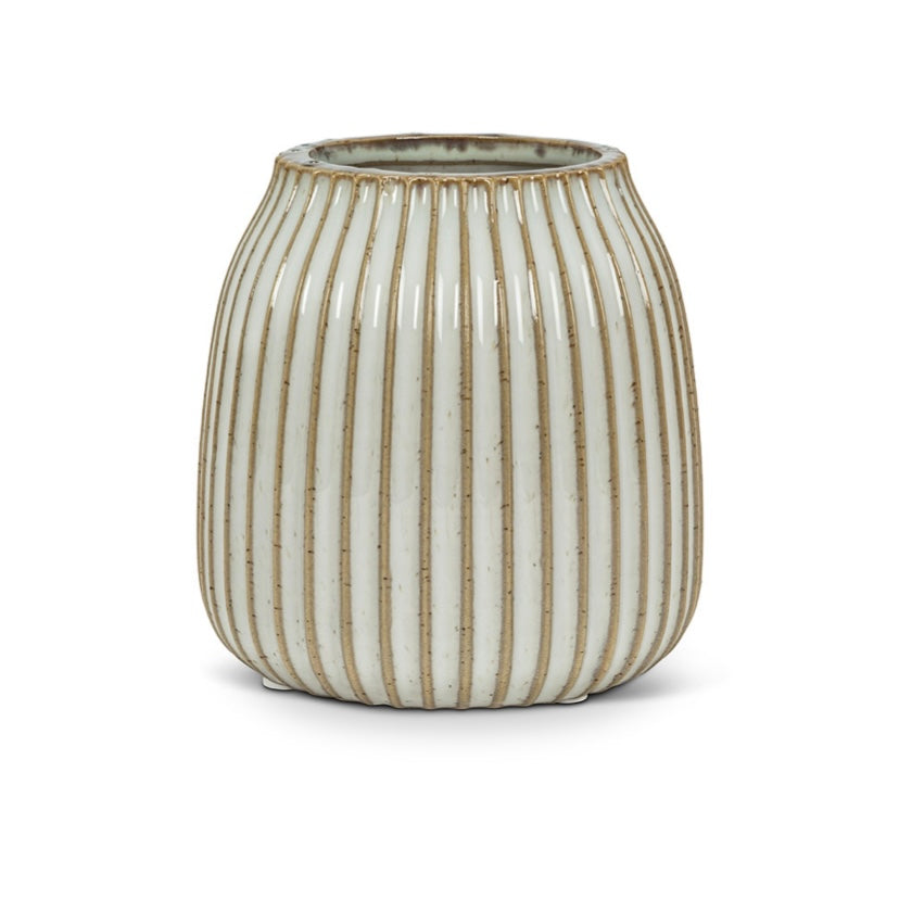Small Ribbed Vase (2 Styles)