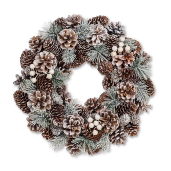 Florette & Pinecone Wreath (2 Styles)