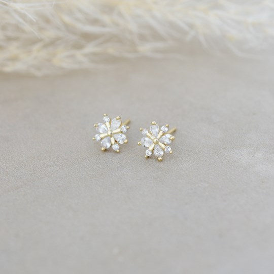 Snow Crystal Studs (2 Styles)